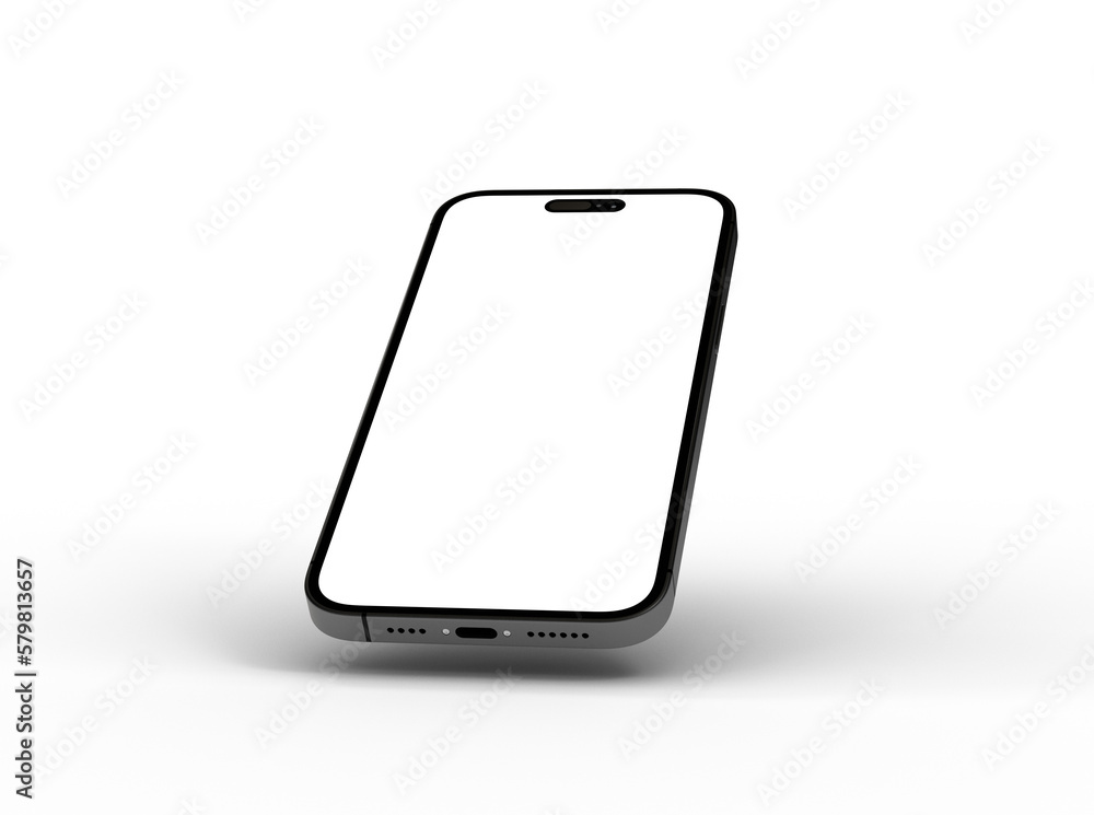 Leinwandbilder mockup - realistic smartphone template mockup for user experience presentation. stylish concept desi