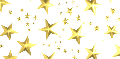 XMAS Stars - Festive christmas card. Isolated illustration white background. -