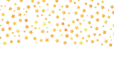 XMAS stars. Confetti celebration, Falling golden abstract decoration for party, birthday celebrate,