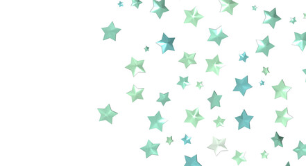 XMAS Stars - Festive christmas card. Isolated illustration white background. -