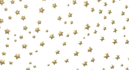 XMAS stars. Confetti celebration, Falling golden abstract decoration for party, birthday celebrate,