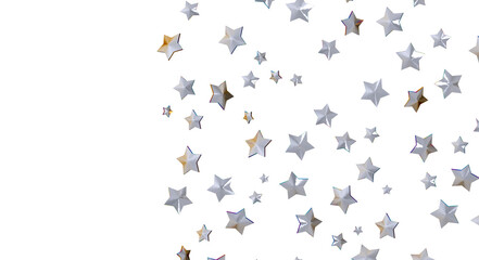 Fototapeta premium XMAS A gray whirlwind of golden snowflakes and stars. New