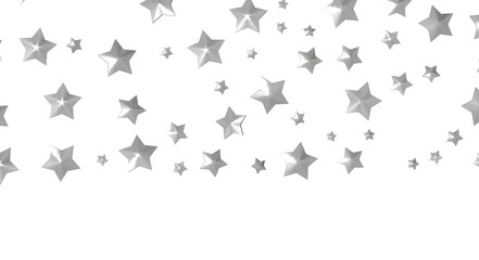 Fototapeta premium XMAS A gray whirlwind of golden snowflakes and stars. New