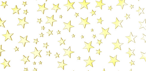 XMAS Stars - Festive christmas card. Isolated illustration white background. -