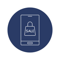 Obraz premium sale, mobile, phone, sale on phone icon