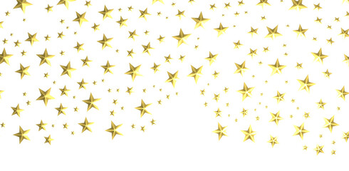 XMAS Stars - Festive christmas card. Isolated illustration white background. -