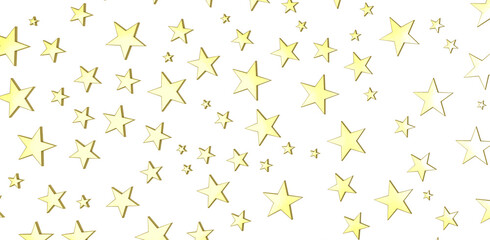XMAS Stars - Festive christmas card. Isolated illustration white background. -
