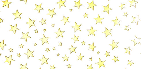 XMAS Glossy 3D Christmas star icon. Design element for holidays. -