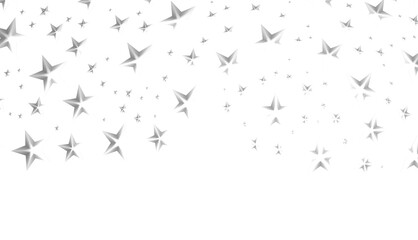 stars. Confetti celebration, Falling silver abstract decoration for party, birthday celebrate,