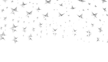 stars. Confetti celebration, Falling silver abstract decoration for party, birthday celebrate,