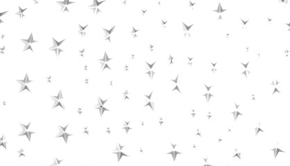 stars. Confetti celebration, Falling silver abstract decoration for party, birthday celebrate,
