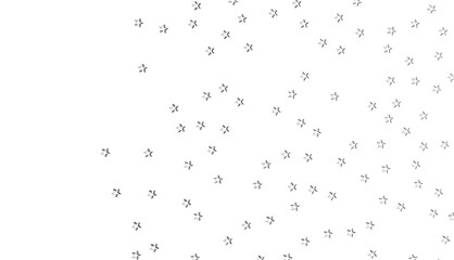 XMAS Stars - stars. Confetti celebration, Falling silver abstract decoration for party, birthday celebrate,