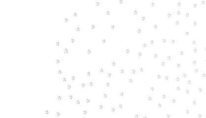XMAS Stars - stars. Confetti celebration, Falling silver abstract decoration for party, birthday celebrate,