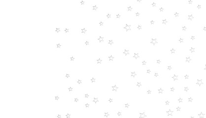 XMAS Stars - stars. Confetti celebration, Falling silver abstract decoration for party, birthday celebrate,
