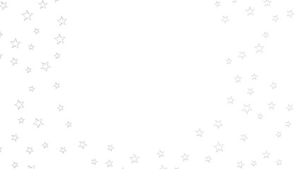 XMAS Stars - stars. Confetti celebration, Falling silver abstract decoration for party, birthday celebrate,