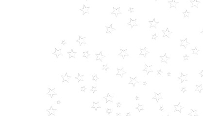 XMAS Stars - stars. Confetti celebration, Falling silver abstract decoration for party, birthday celebrate,