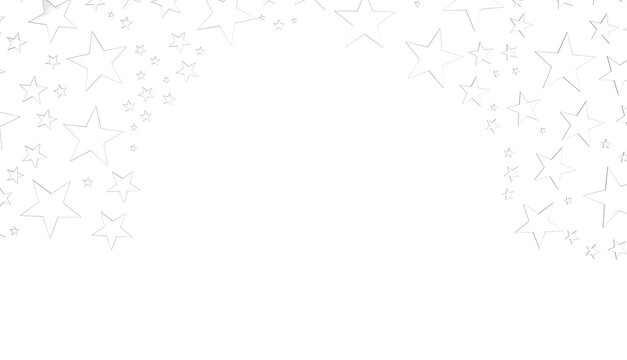 XMAS Stars - stars. Confetti celebration, Falling silver abstract decoration for party, birthday celebrate,
