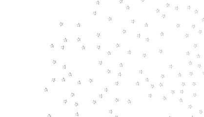 XMAS Stars - stars. Confetti celebration, Falling silver abstract decoration for party, birthday celebrate,