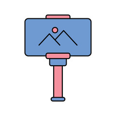 mobile, stand, mobile on stand icon
