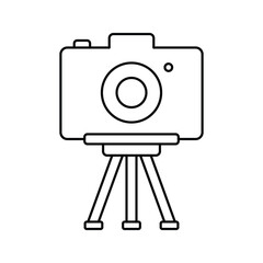 camera stand, camera, camera on stand icon