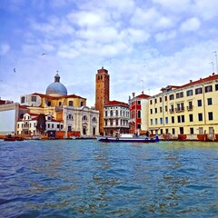 Fototapeta na wymiar landscape of the city of Venice in Veneto, Italy