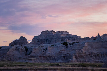 sunset in the mountains