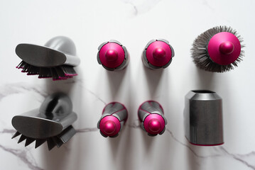 dyson airwrap complete styler haircare dryer attachments Engineered For Different Hair Types, Lengths And Styles For voluminous curls or waves in longer hair