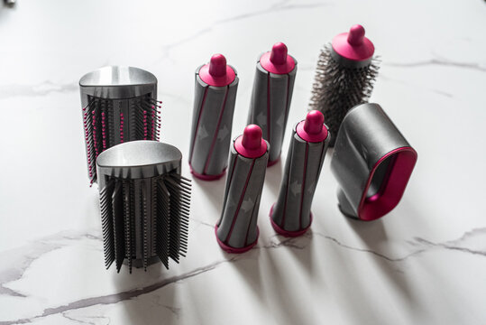dyson airwrap complete styler haircare dryer attachments Engineered For Different Hair Types, Lengths And Styles For voluminous curls or waves in longer hair