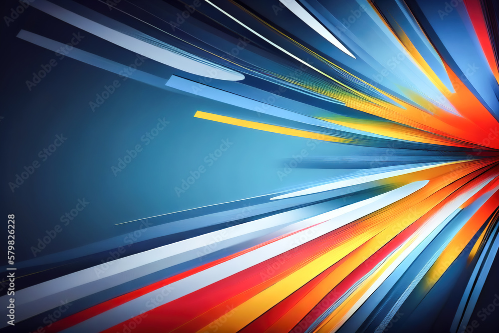 Poster dynamic abstract background. motion animation. generative ai