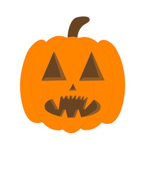 Simple Halloween Jack'O Lantern Pumpkin
