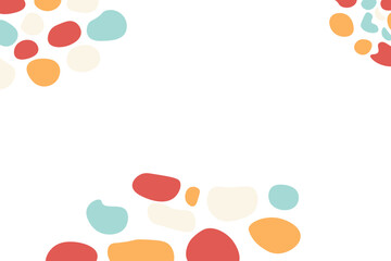 Abstract shapes, hand-drawn background. Vector illustration.	
