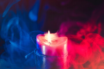 Kerze - Kerzenschein - Rauch - Candle Light - Burning - Smoke