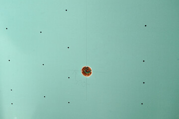 interior construction building site and electrical installation