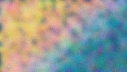 4K Digital grainy gradient with a colorful soft noise effect. A unique blend of vintage vibes and lo-fi glitch textures.