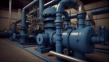 Large dump truck for quarries. Generative AI