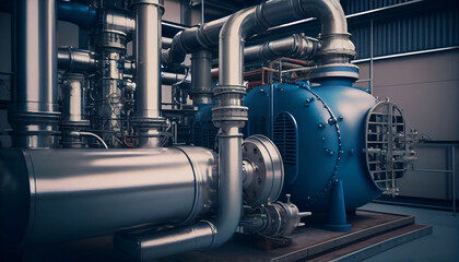 Large dump truck for quarries. Generative AI