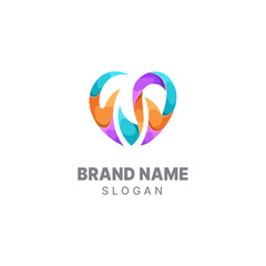 Community logo icon vector isolated, Community people Logo, Abstract Community Logo, Abstract crown people colorful logo icon design
