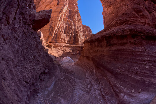 The Narrows of Cathedral Canyon at Marble Canyon AZ - Powered by Adobe