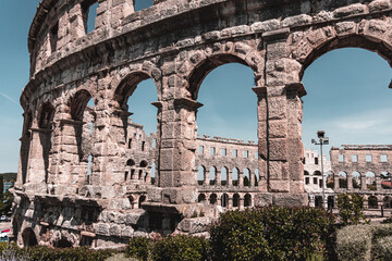 Amphitheater in Pula, Kroatien