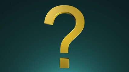 question marks animation dark blue green background