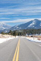 road in the mountains