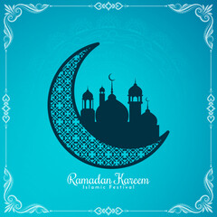 Ramadan Kareem Islamic festival celebration decorative background