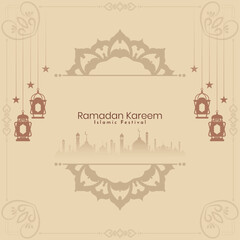 Ramadan Kareem Islamic religious festival background