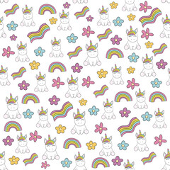 Obraz premium seamless pattern with animals