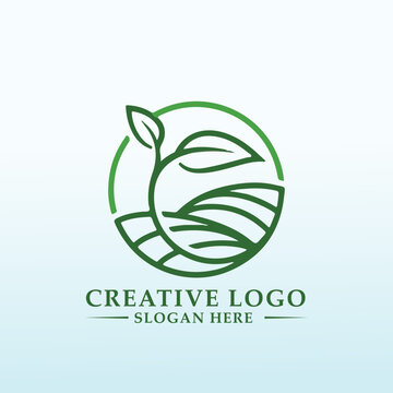 Design a simple catchy farm product logo