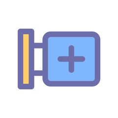 hospital icon for your website design, logo, app, UI. 