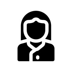 Obraz premium nurse icon for your website design, logo, app, UI. 