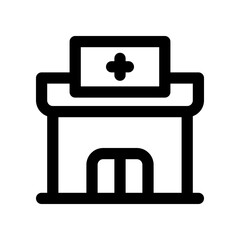 hospital icon for your website design, logo, app, UI. 