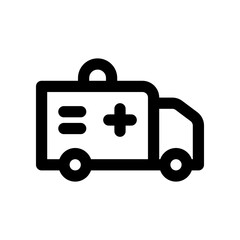 ambulance icon for your website design, logo, app, UI. 