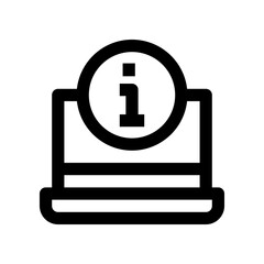 laptop icon for your website, mobile, presentation, and logo design.
